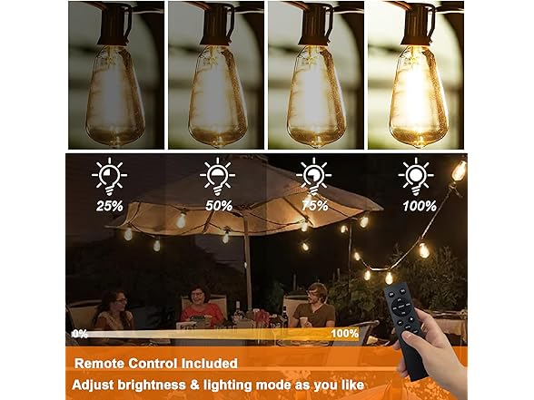 ShineU 60FT LED String Lights