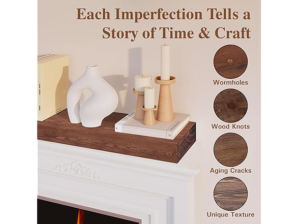 Eshoma BC1229925090002 Fireplace Mantel