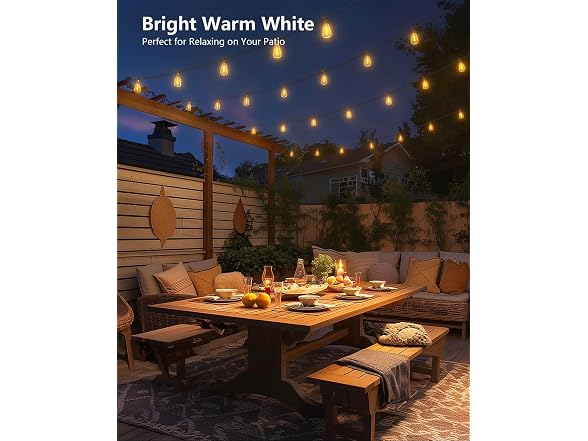 Brightown 175FT Solar String Lights