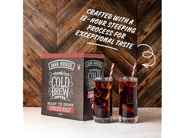 Java House Dark Roast Liquid Cold Brew Coffee