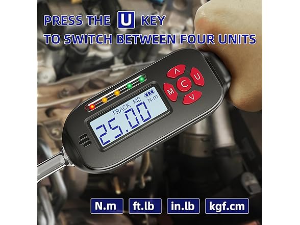 TAGVIT TAGVIT 1/4 Inch Drive Digital Torque Wr