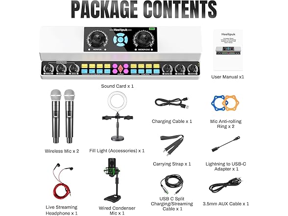 heetipuk Y6 Karaoke Machine
