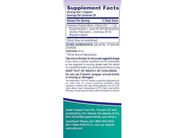 RepHresh Pro-B Capsules (30ct)