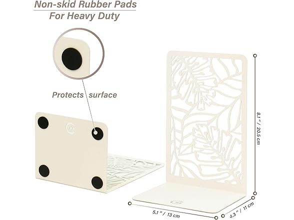 CNK Premium BookEnds for Heavy Books