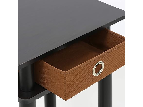 Furinno Turn-N-Tube End Table, 2-Pack