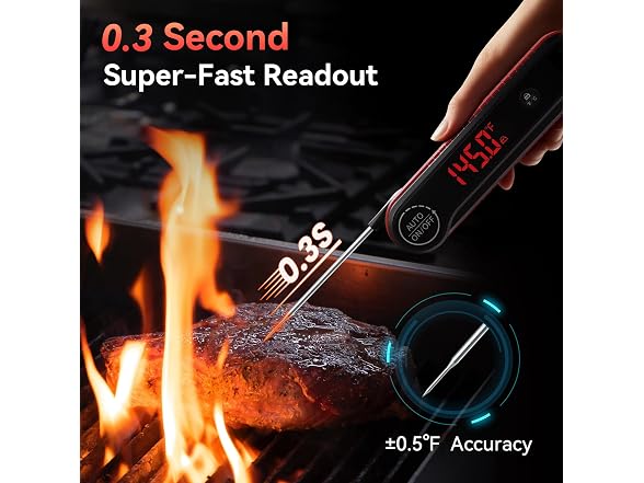 Cooickix Instant Read Meat Thermometer