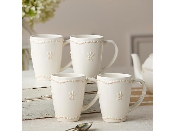 Heritage Beads Stoneware Mug Set of 4 