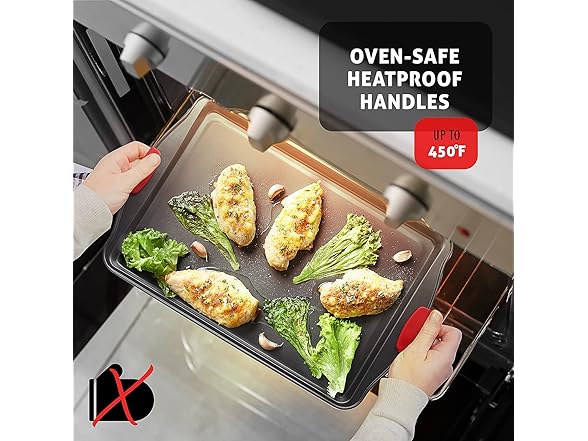 JOYTABLE Baking Pan Set, 15 Piece