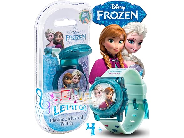 Accutime Disney Frozen Flashing Musical LCD Watch