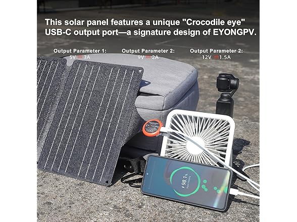 30W Portable Foldable Solar Panel