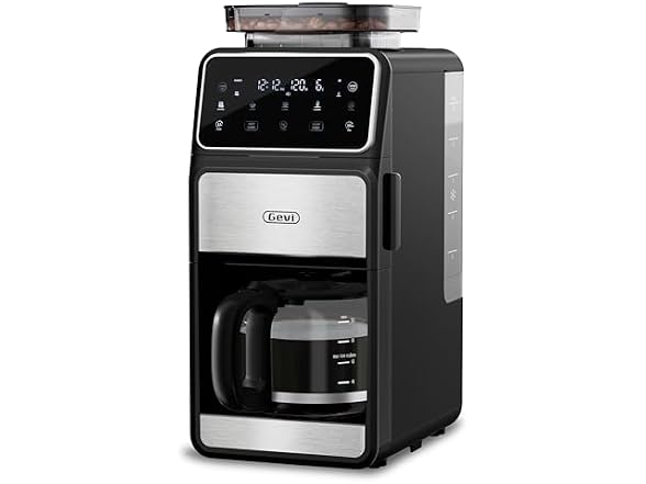 Gevi 10-Cup Drip Coffee + Burr Grinder