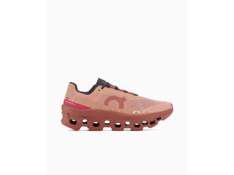On Running Cloudmonster Women's Shoes Rose/Cork Size 5