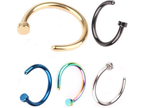 AKOAK Unisex 20 Pcs/Lot Assorted Nose