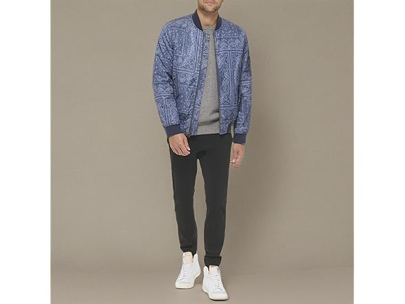 Levis Mens MA1 Bomber Blue Bandana (S)