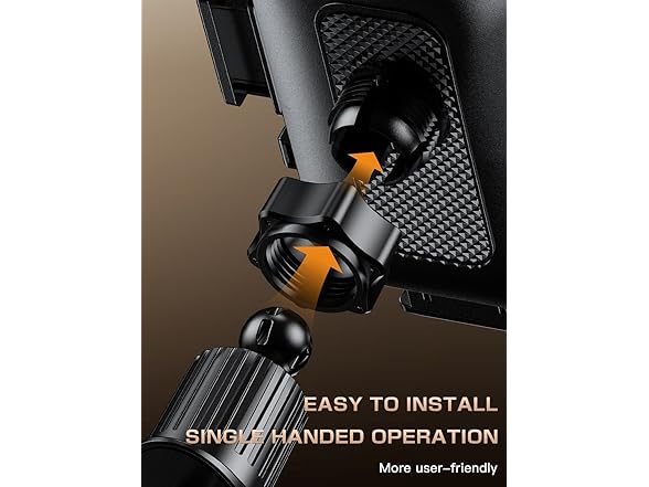 Topmake 3-in-1 Cell Phone Holder for Car