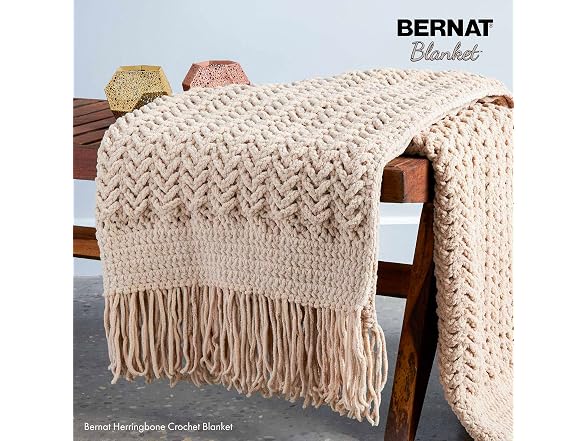 Bernat Blanket Super Bulky Acrylic Yarn - 2