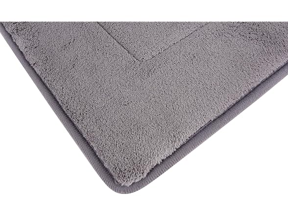 FABBRICA Bath Mat 17x24 Grey Thick