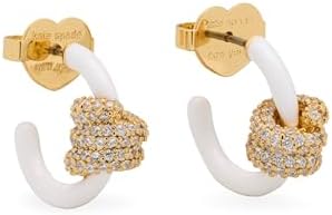 Kate Spade NY Ropes & Knots Pave Huggies