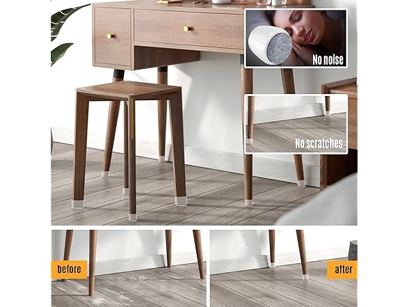 Chair Leg Floor Protection Caps