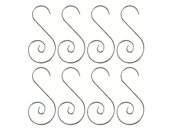 Generic 160 Pcs Metal S Hooks