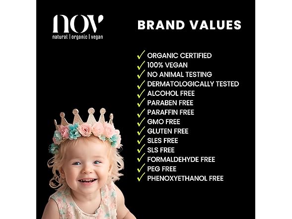 NOV natural organic vegan NOV Baby Nourishing Hydra Loti