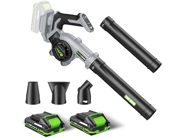 PATODOR Cordless Leaf Blower Grey