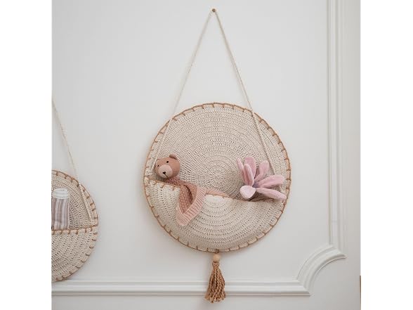 Crane Baby Violet Crochet Wall Hanging