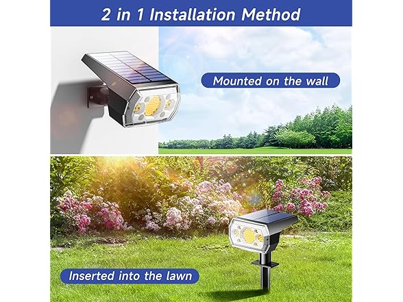 Solar Lights Outdoor 4 Pack