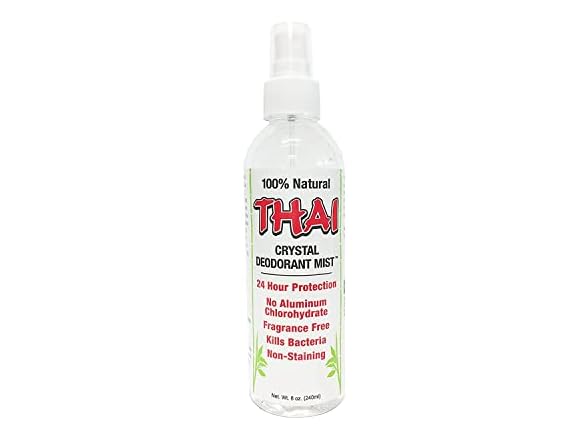 THAI Natural Crystal Deodorant Mist Spray 8 Ounce