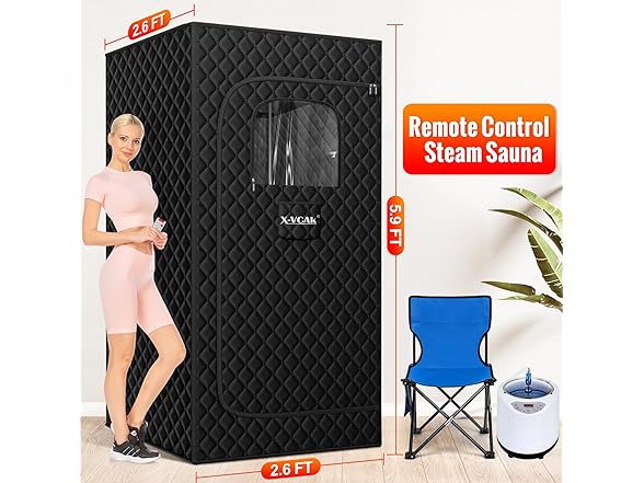 X-Vcak Portable Steam Sauna Box