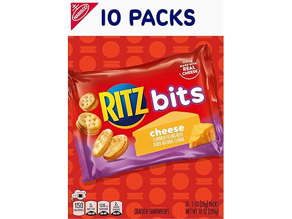(1) Ritz Bits Lunch Snacks 40-pack