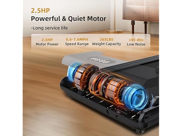 NAYSAYE 2-in-1 Treadmill