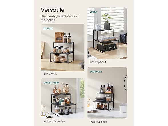 SONGMICS Spice Racks, Set of 2