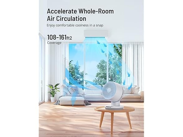 Mirdred Air Circulator Fan, 11 Inch