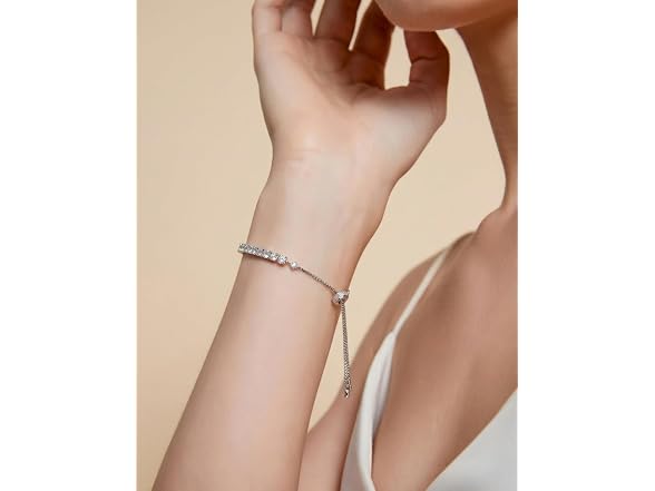 KRKC&CO NS612037 Moissanite Tennis Bracelet