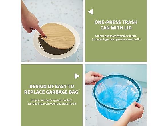 Desktop Trash can 1.8 Gallon