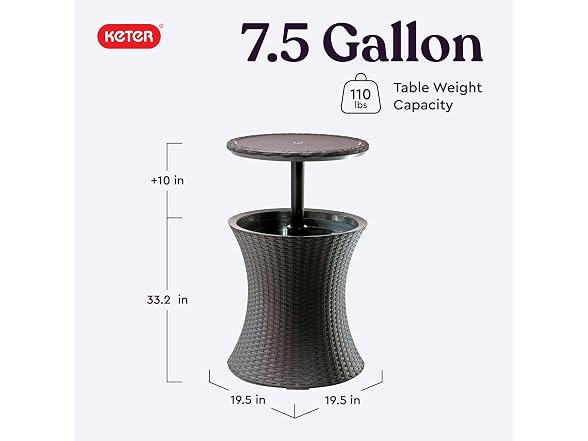 Keter Keter Pacific Cool Bar Outdoor Patio