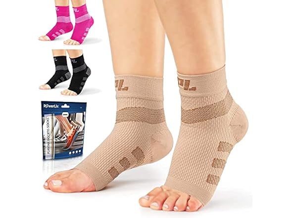 POWERLIX Foot & Arch Support Socks