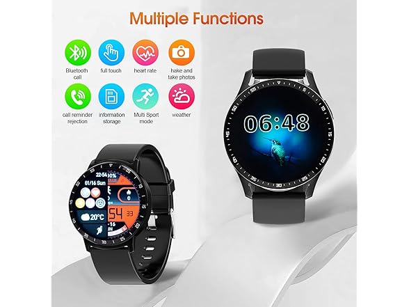 SEMAIZON Smart Watch with Earbuds