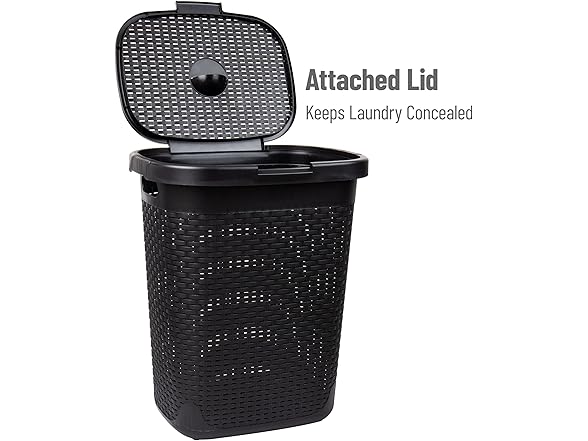 Mind Reader Mind Reader 50L Slim Laundry Hamper, Set o