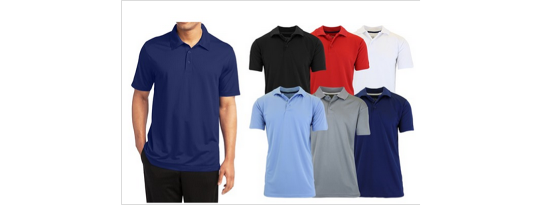 5Pk Mens S/S Performance Polo (S - 3XL)