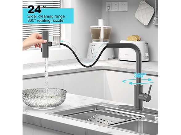 AVSIILE Waterfall Kitchen Faucets
