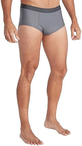 ExOfficio Men's Give-N-Go 2.0 Brief, Steel Onyx, X-Large