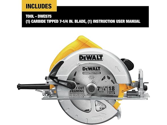 DEWALT DWE575 7-1/4 Circ Saw