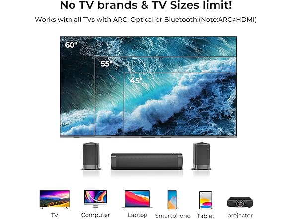 Assistrust 2.1CH Soundbar with Subwoofer