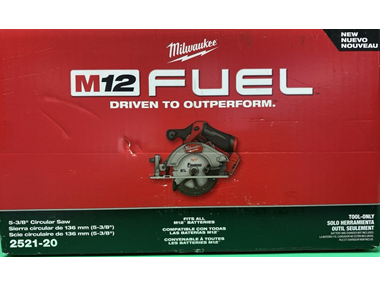 $134.99, Was $206.48, 34% Off! Milwaukee 2521-20 5.37 in. M12 Fuel Circular Saw dealfomo