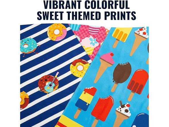 Fun Express Sweet Treats Beach Towels - 3 Pieces