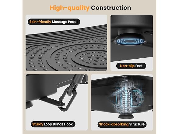 Steelite Vibration Plate Exercise Bluetooth