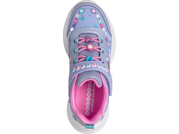 Skechers Girls Jumpsters 2.0-Besties 4Ever Sneaker (3.5)