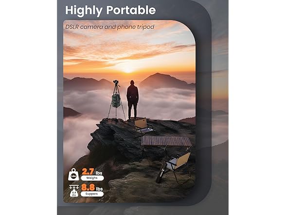 Aluminum Camera Tripod Stand | 73in